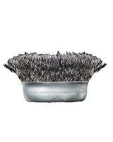Brosse métallique en acier industrielle de vente chaude brosse de nettoyage OEM personnalisable pour le polissage de l'acier inoxydable