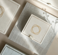 Colliers, boucles d'oreilles et bracelets de luxe personnalisés recyclables, emballages haut de gamme, boîtes en papier imprimées à ouverture rabattable pour les bijouteries