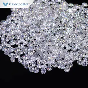 Tianyu गर्म बिक्री उच्च गुणवत्ता के लिए हाथापाई ढीला moissanite सिंथेटिक हीरा DIY गहने