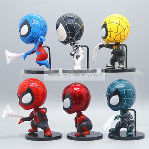 Collection <span class=keywords><strong>Spiderman</strong></span> secouant la tête Figure haut détail super-héros jouet pour enfants <span class=keywords><strong>cadeau</strong></span> d'anniversaire et ventilateur Collection modèle d'affichage - Product Image 2