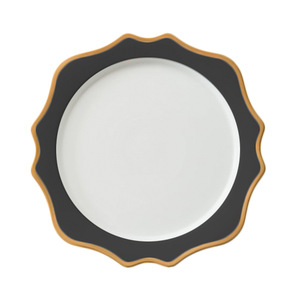 จานรองอาหารสีดำขายส่ง ชุดจานอาหารค่ำหรูหรา สำหรับงานเลี้ยง - Product Image 3