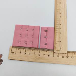 Accessoires de lingerie en gros, sangle en tissu nylon doux avec crochets et œillets, crochets de soutien-gorge et fermeture à barre, ruban de boucle de soutien-gorge - Product Image 4