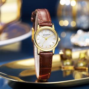 Montre-bracelet de sport pour homme, luxe, acier inoxydable, bracelet en cuir, verre saphir, mouvement à quartz étanche, pour usage professionnel - Product Image 5