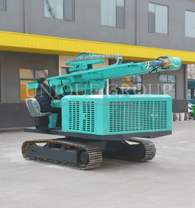 UNIQUE Foreuse sur chenilles portable pour pieux solaires, machine de forage de puits et de compactage solaire - Product Image 4