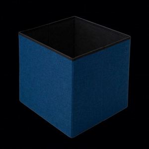 Modern <b>Stool</b> Living Room Furniture <b>Storage</b> Box Fabric Stainless Steel Bamboo Highest Quality Sample Available <b>Stools</b> Counter - Product Image 4