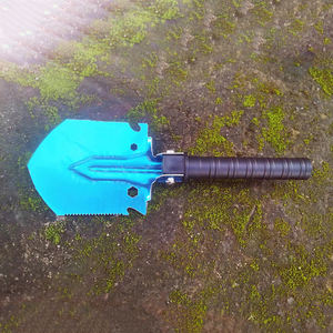 Venta al por mayor de acero inoxidable de alta calidad portátil plegable al aire libre táctico pala de supervivencia herramientas de Camping - Product Image 5