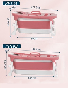 Grande <span class=keywords><strong>baignoire</strong></span> pliable moderne en plastique pour adultes, <span class=keywords><strong>baignoire</strong></span> autoportante pour <span class=keywords><strong>petite</strong></span> salle de bain - Product Image 5