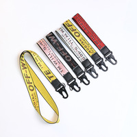 Dragonne courte en nylon épaisse, tactique, durable et écologique avec logo personnalisé pour porte-clés de voiture et de moto