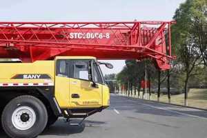 Grue de camion d'occasion 99% neuve Sany Stc800 Grue d'occasion 80 tonnes Grue mobile d'origine Sany Stc800 80 tonnes à vendre - Product Image 3