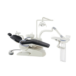 Unità di sedia dentale Multi-funzionale certificata CE CE di grado ospedaliero con manipolo elettrico e luce polimerica a LED - Product Image 2