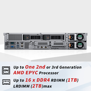 خادم رفوف PowerEdge R7515 2U بسعر المصنع الأصلي، معالج AMD EPYC، أداء عالي، تخزين HDD SATA، خادم مجدد - Product Image 3