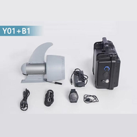 Y01 propulseur d'hélice de bateau Premium + batterie B1 3 vitesses et marche arrière 75min d'autonomie pour kayak ponton de pêche