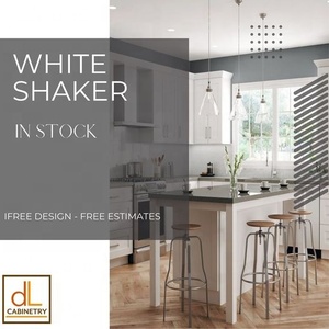 Bố trí miễn phí-tủ bếp Shaker Trắng RTA & phụ kiện sẵn sàng để lắp ráp - Product Image 1