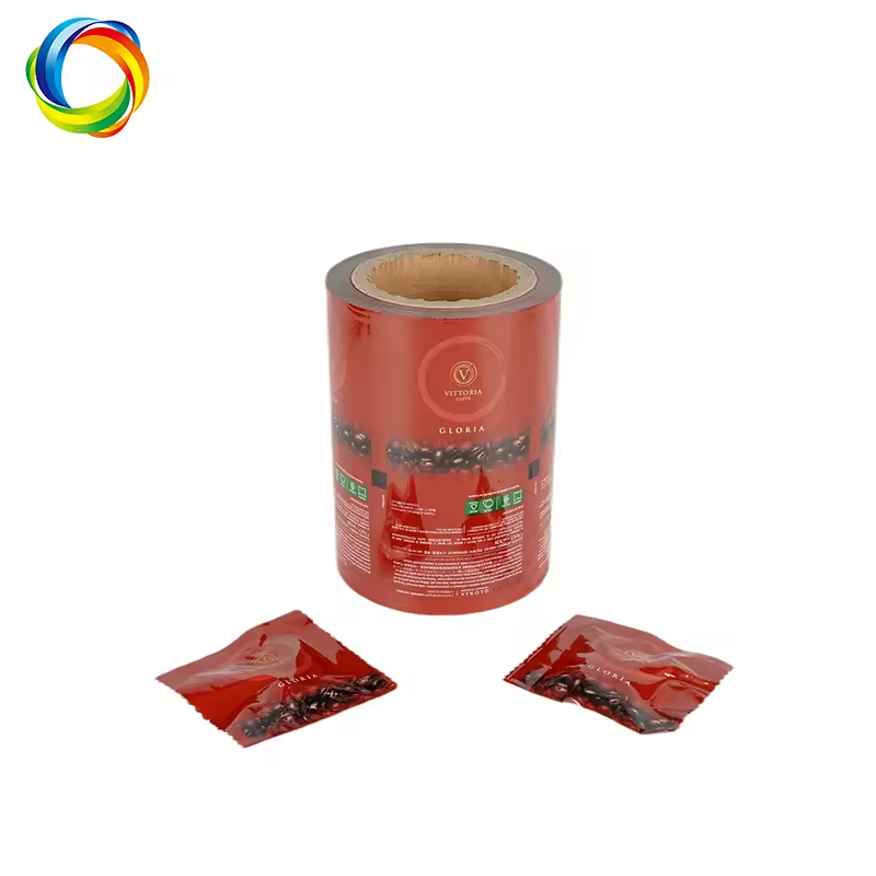 Food-grade Food Wrap Film Degradable Customized Plastic Packaging Film Roll for Coffee Powder Storage