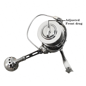 Carrete giratorio de pesca de acero inoxidable 11 + 1 rodamiento de bolas DISEÑO DE Metal completo carretes de pesca giratorios FABRICANTE DE PESCA DE China