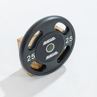 Disques de musculation en fonte revêtue à gros trous, barre de 5 cm, 4 trous, usage commercial, hommes, femmes, fitness à domicile, squats, ponts de hanche, modèle 078