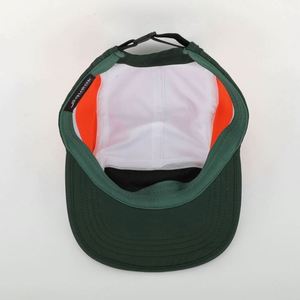 Gorra de Campamento de 5 Paneles Personalizada de Alta Calidad, Diseña Tu Propio Logotipo con Parche de Goma, Gorra Deportiva para Correr, Gorra Ligera de Nailon - Product Image 6