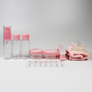Portable travel set cosmetics simple travel <b>plastic</b> transparent portable toner cream <b>bottle</b> <b>empty</b> <b>bottle</b> - Product Image 2