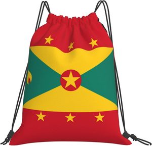 Sac à cordon de sport de gym, sac à collation, sac à dos à cordon, logo du drapeau du Brésil, patriotique, très bien noté, pour femmes et hommes - Product Image 3