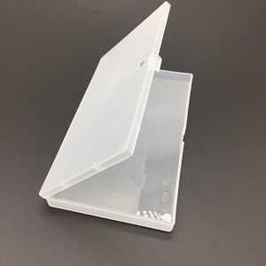 Ép phun PP rõ ràng hộp nhựa/rõ ràng điện thoại di động lưu trữ trường hợp với nắp có bản lề - Product Image 3