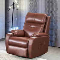 Fauteuil inclinable manuel pivotant OEM/ODM avec fonction extensible, fauteuil inclinable individuel moderne à structure métallique