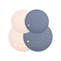 Sous-plats ronds modernes en silicone, deux tailles, antidérapants, pour cuisine/salle à manger, maison