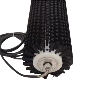 <span class=keywords><strong>Cepillo</strong></span> cilíndrico de nailon con cerdas de tamaño personalizado y eje de accionamiento eléctrico integrado <span class=keywords><strong>para</strong></span> limpieza - Product Image 2