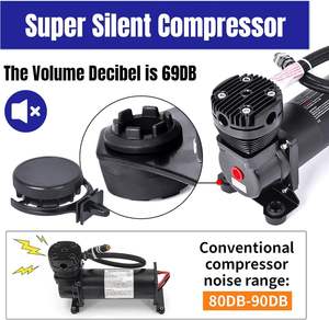 Compresseur d'air miniature pour voiture 12V/24V 200psi <span class=keywords><strong>1</strong></span>/4NPT ou <span class=keywords><strong>3</strong></span>/8NPT, compresseur d'air de suspension pour kit de suspension pneumatique - Product Image 1
