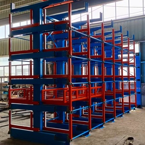 Topeasy Industry op maat gemaakte elektrisch bediende telescopische cantileverrekken voor het opslaan van metalen buizen - Product Image 2