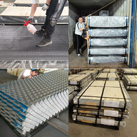 Grillage métallique gothique expansé en acier galvanisé à faible teneur en carbone, robuste et durable, 4 pieds x 8 pieds, pour bâtiments de bureaux, résistant à l'eau et au feu