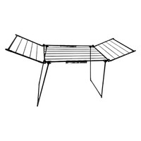 Cedar Space Meilleures ventes transfrontalières Séchoir à linge et porte-serviettes multifonctionnel autoportant pliable en fer à double aile pour extérieur