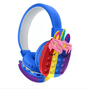 Audífonos JKK con Diseño Innovador para Aliviar el Estrés, Juguete Sensorial, Auriculares de Silicona con Burbujas para Presionar, Audífonos Inalámbricos - Product Image 2