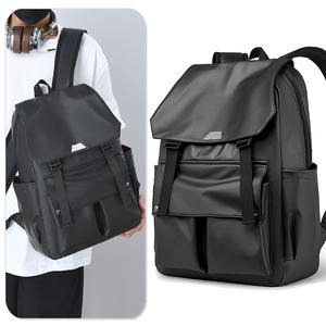 Sac à dos pour ordinateur portable en cuir de haute qualité MKW4354, sac à dos étudiant durable à plusieurs poches, sac à dos scolaire personnalisé de grande capacité pour hommes - Product Image 6