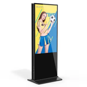 Hohe Helligkeit 4K Auflösung Doppelseitiges LCD-Display Neues Design Restaurant Shop Interieur Schnelle Lieferung Digital Signage