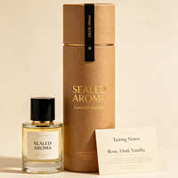 Tube en carton kraft de luxe pour cadeaux, acceptant les créations personnalisées, estampage à chaud doré, emballage écologique pour parfums et marchandises.