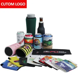 Reclame Logo Custom Stubby Drinken Kan Koeler Mode Neopreen Stompe Houder