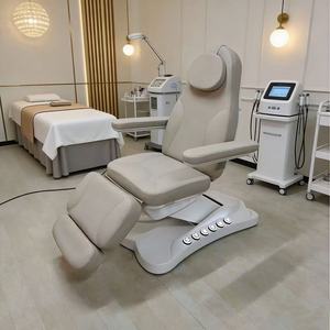 2026 Multi-functional Massage Beauty Bed <b>Reclining</b> Chair High-End Salon Bed PU Leather Stainless Steel Frame 3 Motor Electric - Product Image 6