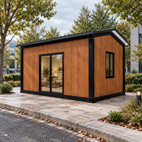 Petit abri de jardin en acier préfabriqué, maisons modulaires, construction de maisons modulaires pour logement temporaire