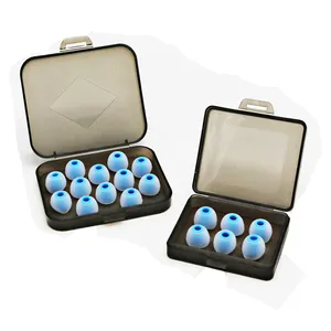 3.8MM Diameter Silicone Earbud Ear tips For JBL Earphone Ear Cover 30 degree soft Gel Ear tips 6/12 pcs Six Color matching box