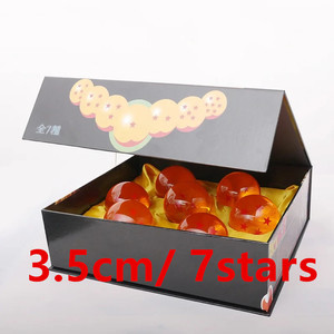 3,5 CM 7 estrellas esferas bola de cristal juego completo nuevo en caja Shenron DBZ dragón PVC Anime figura estatua de juguete - Product Image 1