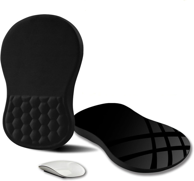 2024 Factory Ergonomic Mouse Pads Wrist Support Custom Memory Foam Desk Mat Ergonomic Wrist Gel Mouse Pad