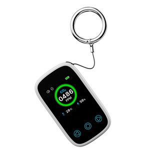 Air Quality Monitor CO2 Detector OLED Display Temperature Humidity Monitoring Keychain Portable - Product Image 1