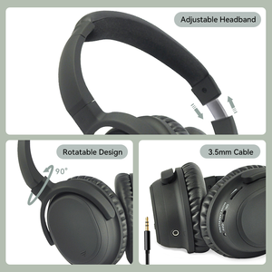 Nuove Cuffie Musicali Girevoli con Cancellazione Attiva del Rumore per Aereo, Riduzione del Rumore fino a 20dB - Product Image 3