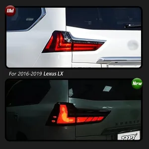 Accesorios para Auto Lexus LX570, Luces Traseras 2016-2019, Modificación Actualizada a Nuevas Luces Traseras LED con Señal de Giro Dinámica DRL - Product Image 3