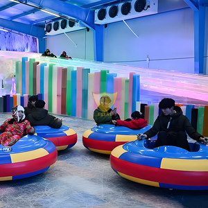 Piste de <span class=keywords><strong>voitures</strong></span> tamponneuses gonflables pour enfants et adultes, aire de jeux de <span class=keywords><strong>voitures</strong></span> en jouet souple pour <span class=keywords><strong>occasions</strong></span> publiques, avec thème glace et neige - Product Image 3