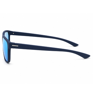 Lunettes de soleil vintage rectangulaires bleues pour hommes, protection UV400, idéales pour le cyclisme, la randonnée en montagne et les sports – Vente en gros - Product Image 4
