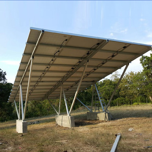 Abri de voiture <span class=keywords><strong>solaire</strong></span> en <span class=keywords><strong>aluminium</strong></span> avec système de montage pour le sol - Product Image 1