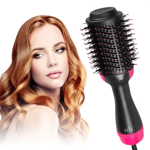 Brosses à cheveux électriques portables en gros 2-en-1 : brosse soufflante, sèche-cheveux, <span class=keywords><strong>fer</strong></span> à <span class=keywords><strong>boucler</strong></span> et lisseur pour usage domestique - Product Image 4