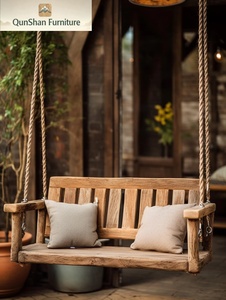 Sedia a dondolo sospesa in olmo massello, design artistico del Sud-est asiatico, prodotta in Cina, per esterni, cortile, <span class=keywords><strong>adulti</strong></span> e bambini, Qunshan Y-158 - Product Image 2