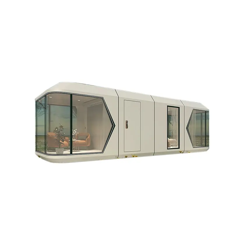 Hotel Prefabricated Villa Cabin Mobile Smart Tiny House Space Capsule House